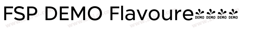FSP DEMO Flavoure字体转换 FSP DEMO Flavoure字体转换